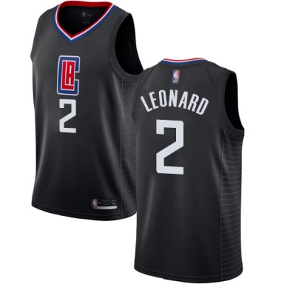 Nike Los Angeles Clippers #2 Kawhi Leonard Black Youth NBA Swingman Statement Edition Jersey